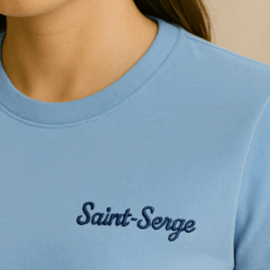 saint serge tshirt bleu femme